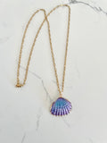 BIOLUMINESCENCE Shell Necklace - Magnetic Closure