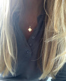 Mini Clover Necklace - Silver