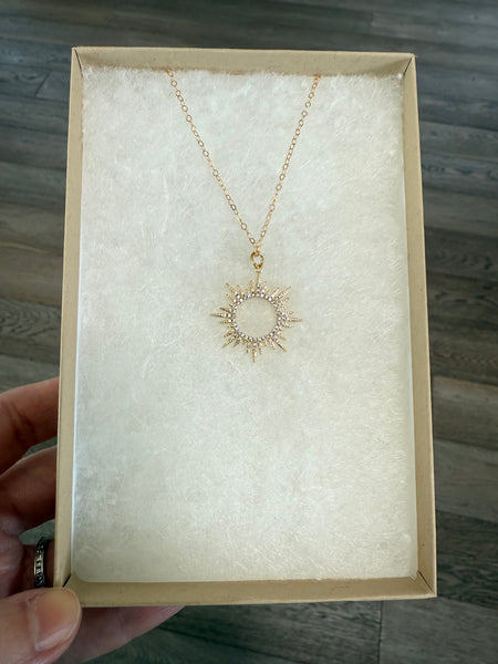 Delicate Starburst Necklace