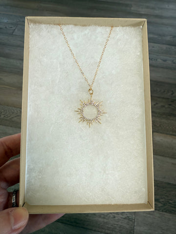 Delicate Starburst Necklace
