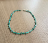 Sea Foam Clover Necklace - Water Resistant