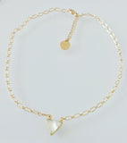 T Street  - Choker to short necklace (choice of stone)