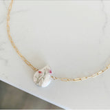 Water Color Printed Pearl Necklace