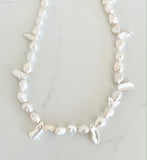 Petite Wings Pearl Necklace