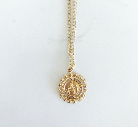 Follow The Star Coin Necklace