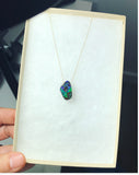 Universe in a Drop - Opal Necklace